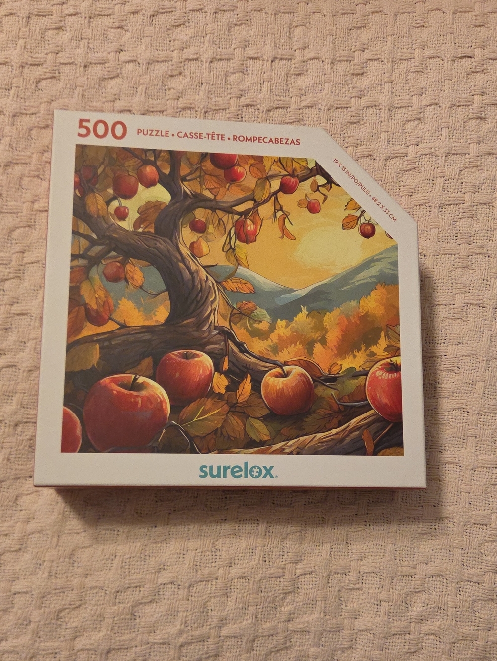 500-Piece Autumn Harvest Puzzle - Orange & Red Artwork
